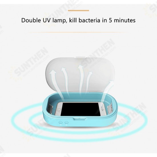 S15 5V Double UV Phone Sterilization Machine Box Jewelry Phones Sterilizer Eyeglasses Cleaner Tool S15 5V Double UV Phone Sterilization Machine Box Jewelry Phones Sterilizer Eyeglasses Cleaner Tool