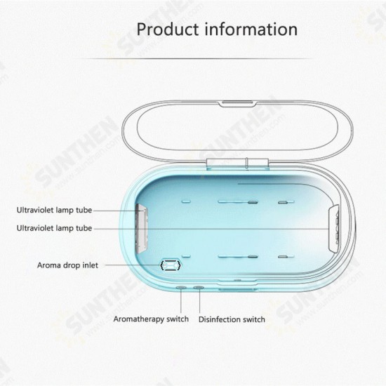 S15 5V Double UV Phone Sterilization Machine Box Jewelry Phones Sterilizer Eyeglasses Cleaner Tool