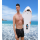 Adult Underwater Sea Scooter Electric Surfboard with 12AH 3200W 36V Battery LCD Display 2 Modes Propeller Diving Equipment Suitable for Swimming