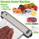 Household Vacuum Sealer Machine Seal Meal Food Vacuum Sealer System with 15 Bags One Touch Control Short Seal Time Low Noise