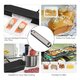 Household Vacuum Sealer Machine Seal Meal Food Vacuum Sealer System with 15 Bags One Touch Control Short Seal Time Low Noise