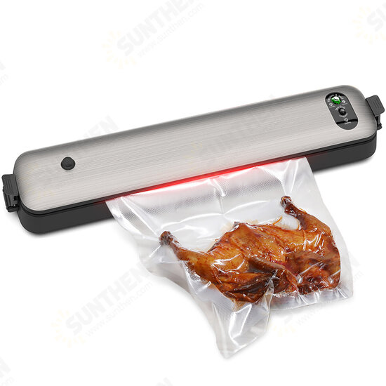 Household Vacuum Sealer Machine Seal Meal Food Vacuum Sealer System with 15 Bags One Touch Control Short Seal Time Low Noise