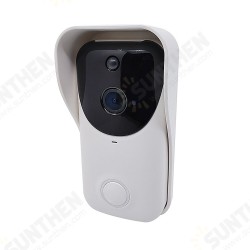 1080P WiFi Video Doorbell Wireless Remote Phone Monitoring Control Two-way Intercom IR Night Vision PIR Motion Detection Intelligent Camera Door Bell 1080P WiFi Video Doorbell Wireless Remote Phone Monitoring Control Two-way Intercom IR Night Vision PIR Motion Detection Intelligent Camera Door Bell