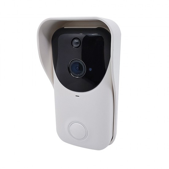 1080P WiFi Video Doorbell Wireless Remote Phone Monitoring Control Two-way Intercom IR Night Vision PIR Motion Detection Intelligent Camera Door Bell