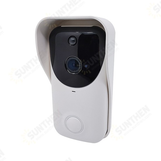 1080P WiFi Video Doorbell Wireless Remote Phone Monitoring Control Two-way Intercom IR Night Vision PIR Motion Detection Intelligent Camera Door Bell