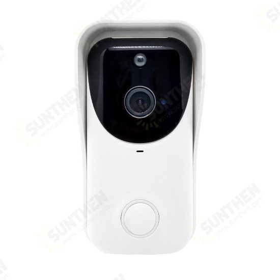 1080P WiFi Video Doorbell Wireless Remote Phone Monitoring Control Two-way Intercom IR Night Vision PIR Motion Detection Intelligent Camera Door Bell