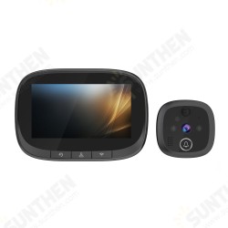 C83 Wireless Doorbell 4.3inch WIFI IP Door Viewer HD Night Vision 120° can Take Photo and Video PIR Motion Detection Two Way Audio C83 Wireless Doorbell 4.3inch WIFI IP Door Viewer HD Night Vision 120° can Take Photo and Video PIR Motion Detection Two Way Audio