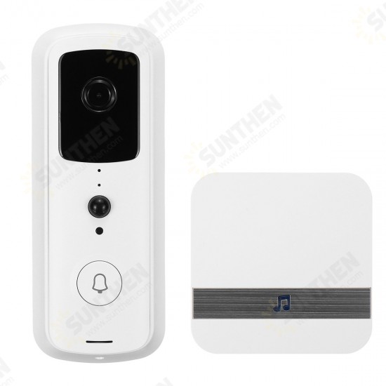 Smart WiFi HD 1080P Video Doorbell IR Visual Camera Intercom 166° Wide Angle Home Security Kit APP Control