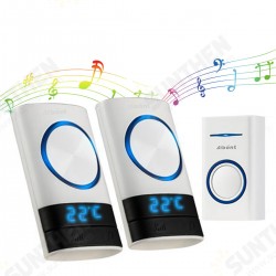 Smart Wireless Doorbell 45 Songs Polyphonic Ringtones & 200m Transmission Smart Wireless Doorbell 45 Songs Polyphonic Ringtones & 200m Transmission