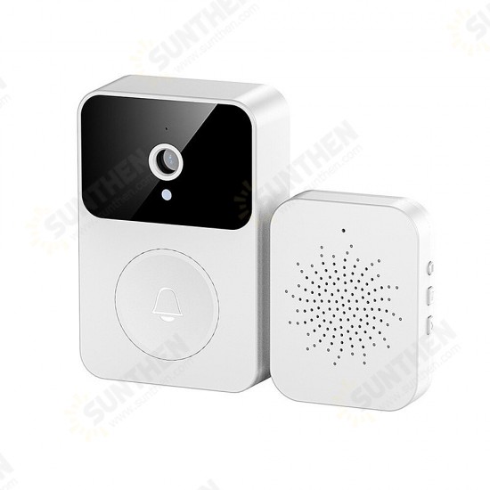 Wireless Video Doorbell Smart Doorbell Camera 2.4G WiFi HD Call Two-way Audio IR Night Vision Auto Capture Remote Phone APP Notifications Control