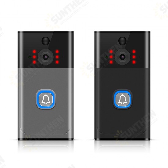 Wireless WiFi Video Doorbell Rainproof Smartphone Remote Video Camera Security Two Way Talk 166°