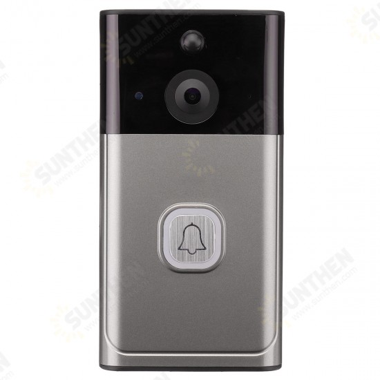 Wireless WiFi Video Doorbell Rainproof Smartphone Remote Video Camera Security Two Way Talk 166°