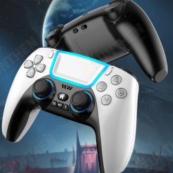 P03 Wireless Bluetooth Game Controller Gamepad With RGB Light Touchpad Back Key Support 3D Joystick Turbo for PS3 PS5 for PS4 Android HID Apple MFI for Nintendo Switch P03 Wireless Bluetooth Game Controller Gamepad With RGB Light Touchpad Back Key Support 3D Joystick Turbo for PS3 PS5 for PS4 Android HID Apple MFI for Nintendo Switch