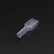 100Pcs Silver Crimp Terminals with Silicone Case Female Spade Quick Connector Terminal for Arcade Chain Cable