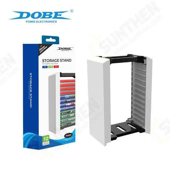 12 Sheets 36 Sheets Game CD Box Disc Rack Storage Rack for PS5 Disc Double Storage Box Bracket Games Accessories