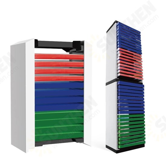 12 Sheets 36 Sheets Game CD Box Disc Rack Storage Rack for PS5 Disc Double Storage Box Bracket Games Accessories