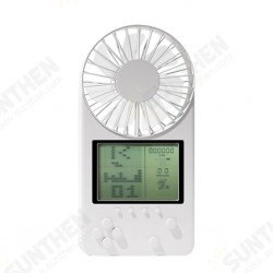 26 Games Video Console Third Gear Mini USB Fan Retro Handheld Game Player Summer Portable Fan 26 Games Video Console Third Gear Mini USB Fan Retro Handheld Game Player Summer Portable Fan