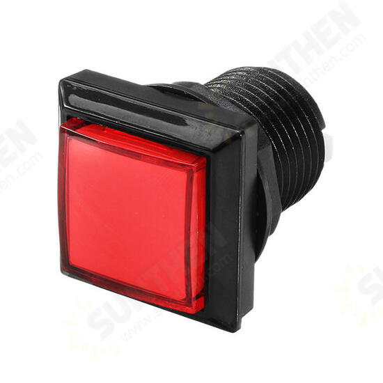 33x33MM Square LED Push Button for Arcade Game Console Controller DIY