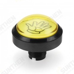 60MM 6CM Yellow Hand LED Push Button for Arcade Game Console Controller DIY Replacement 60MM 6CM Yellow Hand LED Push Button for Arcade Game Console Controller DIY Replacement