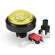 60MM 6CM Yellow Hand LED Push Button for Arcade Game Console Controller DIY Replacement