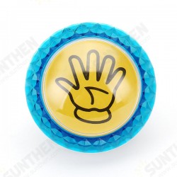 60MM Yellow White Hand LED Push Button for Arcade Game Console Controller DIY Replacement 60MM Yellow White Hand LED Push Button for Arcade Game Console Controller DIY Replacement