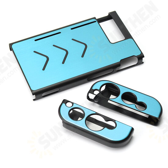 Anti-slip Aluminum Case Cover Skin Shell Protective For Nintendo Switch Game Console