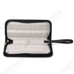 Storage Zipper Hand Bag Game Card Organizer with Strap for Nintendo Game Console