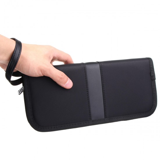 Storage Zipper Hand Bag Game Card Organizer with Strap for Nintendo Game Console
