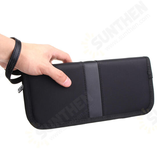 Storage Zipper Hand Bag Game Card Organizer with Strap for Nintendo Game Console