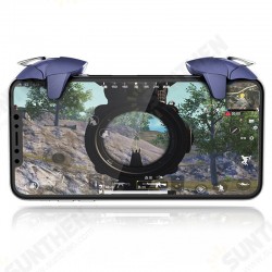 Blue Shark Game Joystick Shooter Button Fire Trigger for PUBG for Rules of Survival for IOS Android Mobile Phone Controller Blue Shark Game Joystick Shooter Button Fire Trigger for PUBG for Rules of Survival for IOS Android Mobile Phone Controller