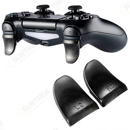 1 Pairs L2 R2 Buttons Trigger Extenders Gamepad Pad for PlayStation 4 PS4/PS4 Slim/Pro Game Controller Accessories