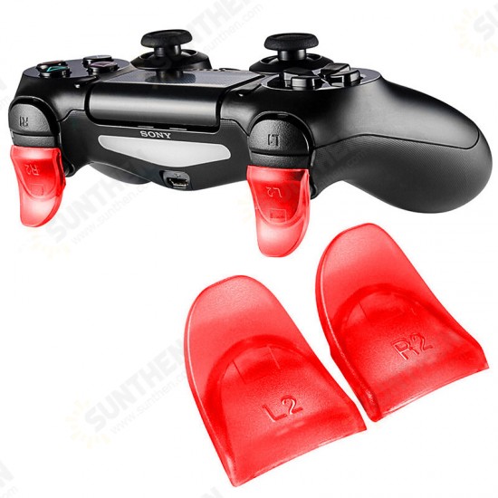 1 Pairs L2 R2 Buttons Trigger Extenders Gamepad Pad for PlayStation 4 PS4/PS4 Slim/Pro Game Controller Accessories