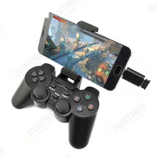 208 Wireless Bluetooth 2.4G Gamepad Ergonomic Joystick Game Controller for PS3 Android Phone TV Box