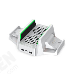 Charging Base Bracket Charger Cooling Stand Fans Cooler for Xbox Series S Console Game Controller Gamepad with 2 Battery Pack Charging Base Bracket Charger Cooling Stand Fans Cooler for Xbox Series S Console Game Controller Gamepad with 2 Battery Pack