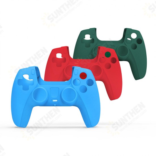 TP5-0512 Rubber Skin Cover for PS5 Gamepad Silicone Protective Case for Playstation 5 Controller Joystick Shell Case