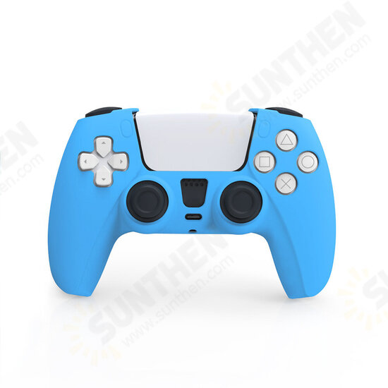 TP5-0512 Rubber Skin Cover for PS5 Gamepad Silicone Protective Case for Playstation 5 Controller Joystick Shell Case