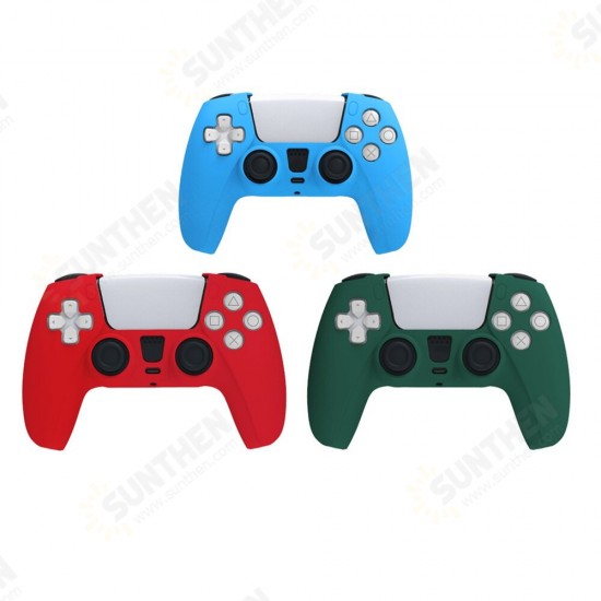 TP5-0512 Rubber Skin Cover for PS5 Gamepad Silicone Protective Case for Playstation 5 Controller Joystick Shell Case