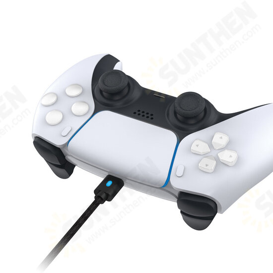 TY0803 Charging Cable for PS5 Game Controller 3m USB Type-C Charging Cable for Nintendo Switch NS PRO Wireless Gamepad with Indicator Light