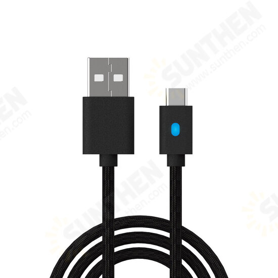 TY0803 Charging Cable for PS5 Game Controller 3m USB Type-C Charging Cable for Nintendo Switch NS PRO Wireless Gamepad with Indicator Light