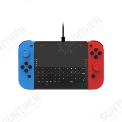 TNS-1702 2.4G Wireless Keyboard with Joy-con Holder for Nintendo Switch Game Console