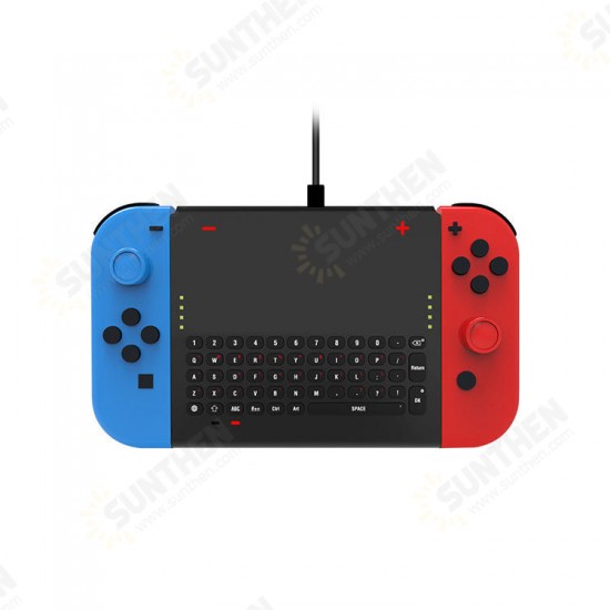 TNS-1702 2.4G Wireless Keyboard with Joy-con Holder for Nintendo Switch Game Console