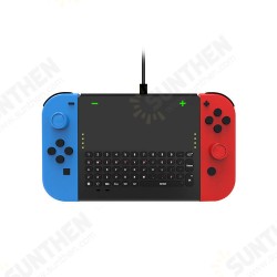 TNS-1702 2.4G Wireless Keyboard with Joy-con Holder for Nintendo Switch Game Console