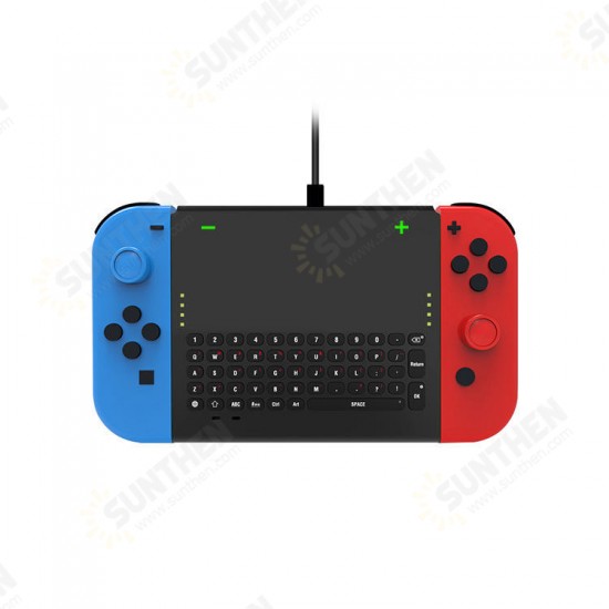 TNS-1702 2.4G Wireless Keyboard with Joy-con Holder for Nintendo Switch Game Console