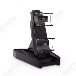 Dual Charging Base for PS5 Game Controller Gamepad Charger Dock for Playstation 5 PS5 Charging Stand Dual Charging Base for PS5 Game Controller Gamepad Charger Dock for Playstation 5 PS5 Charging Stand