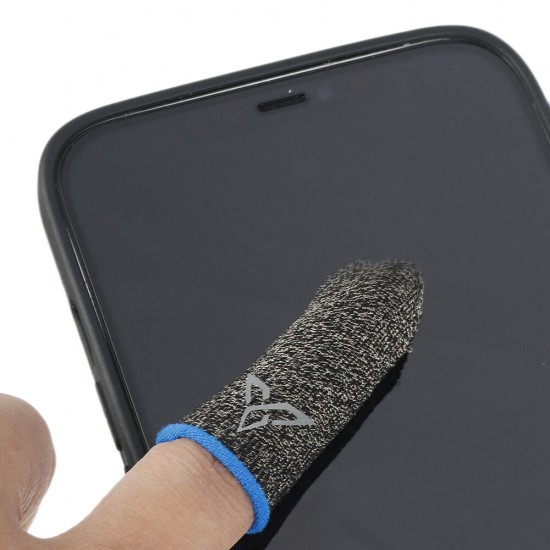 Wasp Finger Sleeve 5 Sweat-Proof Finger Gloves Touch Screen Thumbs Cover Silver Ion Spiral Ring Finger Sleeve for iOS Android PUBG Mobile Game