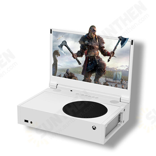 G-STORY 12.5 Inch 4K HDR Portable Game Monitor IPS Screen for Xbox Series S with 3D Stereo 2 HDMI 2pcs Earphone Ports Remote Control Support Switch Game Mode