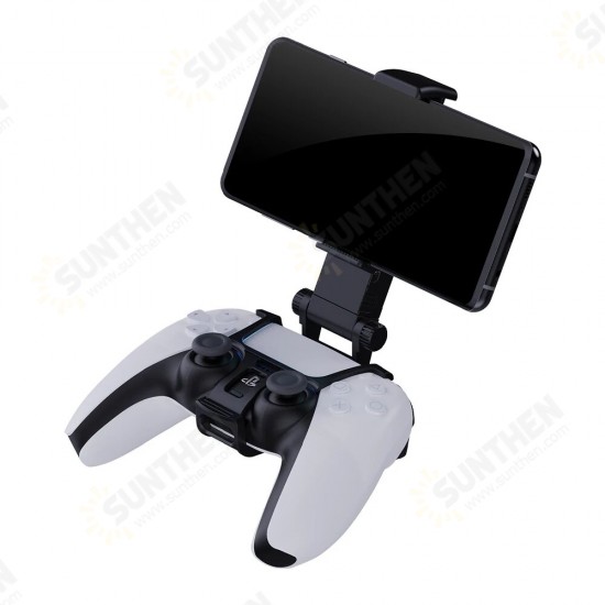 DSP502 Smartphone Clip Phone Stand Mobile Phone Holder Bracket Mount for PlayStation 5 Game Controller for PS5 Gamepad