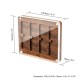 8 Slots Magnetic Transparent Wooden Game Card Case Holder Box for Nintendo Switch for NS OLED NS Cards Storage Case
