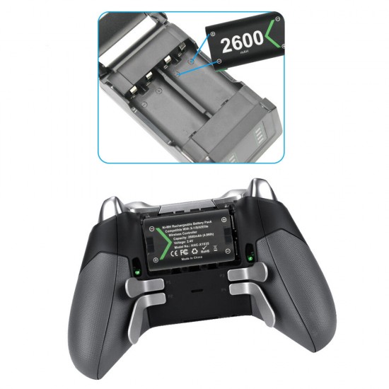 Charger Charging Base for Xbox Series X S Game Controller with 2Pcs Rechargeable Battery Pack for Xbox One X S Elite Gamepad