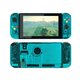 DIY Protective Case Transparent Shell for Nintendo Switch Replacement Housing Shell Purple Case Set for NS Game Console Joycon